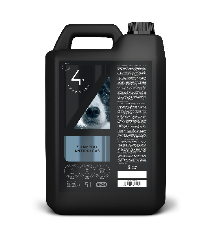 Shampoo Antipulgas para Perros 4Groomer-Ibasa 5L