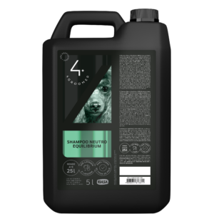 Shampoo Neutro Equilibrium Concentrado para Perros y Gatos 4Groomer-Ibasa 5L