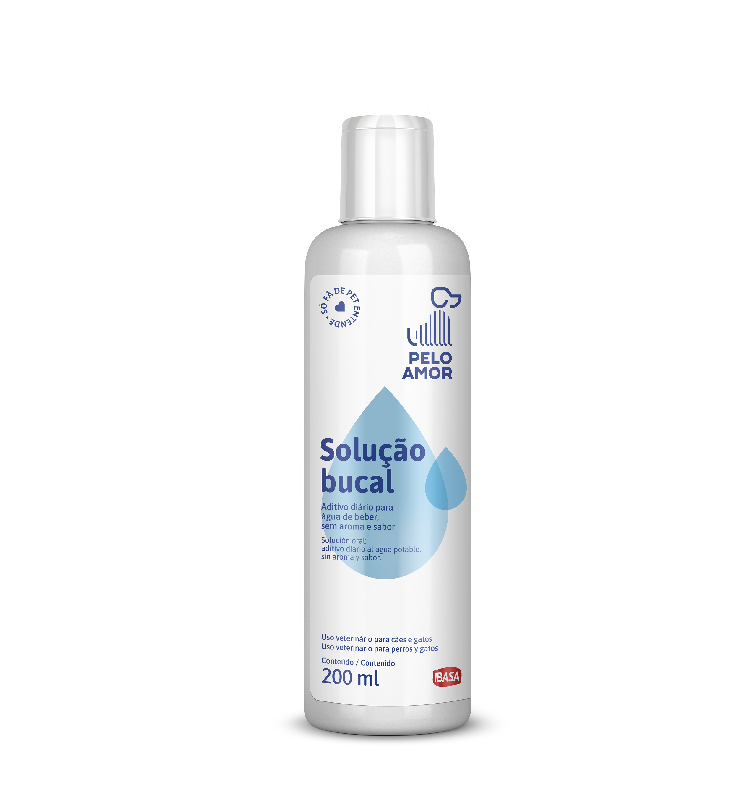 Solución Bucal Bucal para Perros y Gatos Pelo Amor-Ibasa 200ml