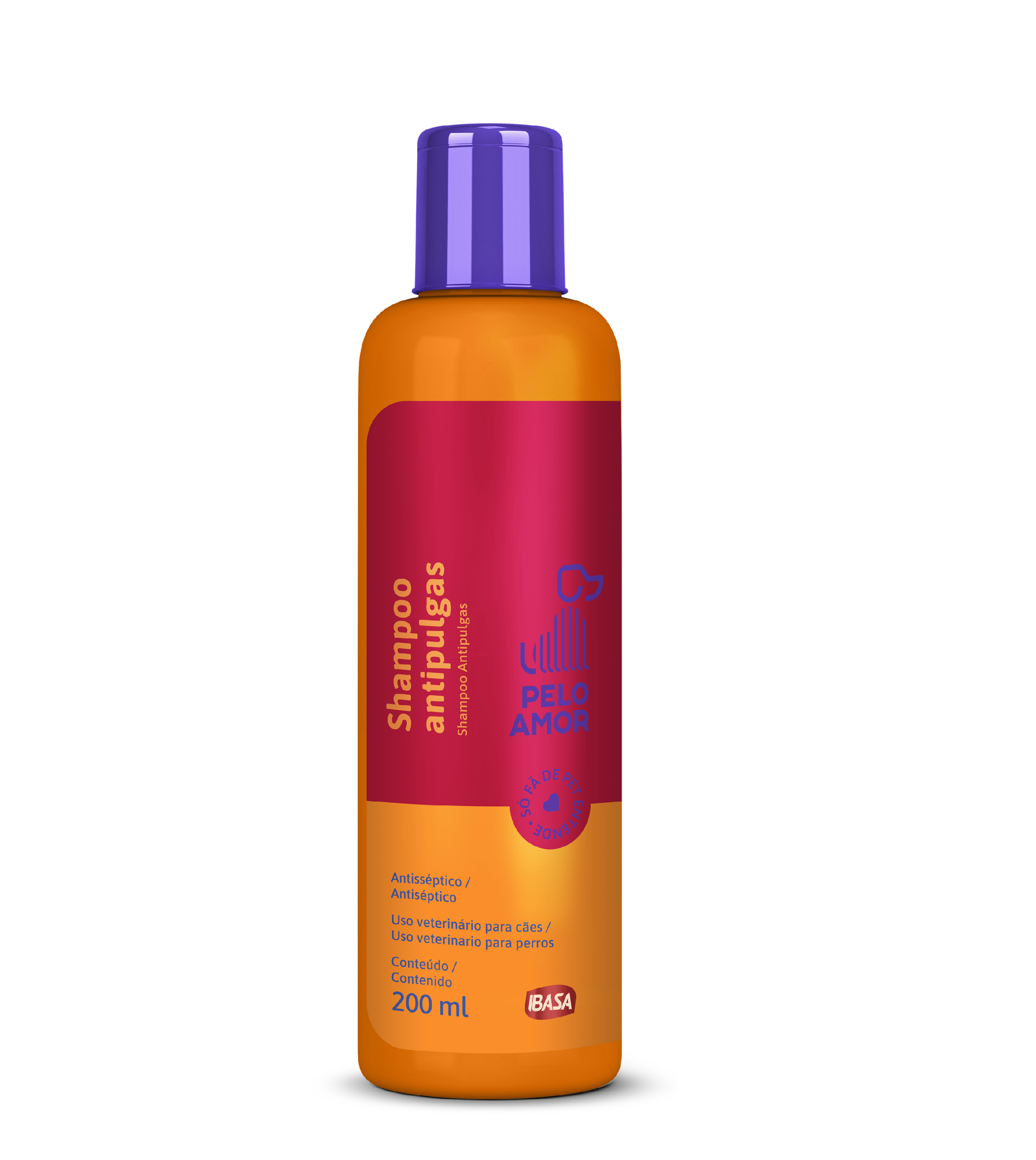 Shampoo Antipulgas para Perros Pelo Amor – Ibasa 200ml