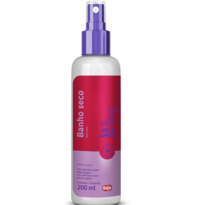 Baño Seco Higienizante y Neutralizador de Olores para Perros y Gatos Pelo Amor-Ibasa 200ml