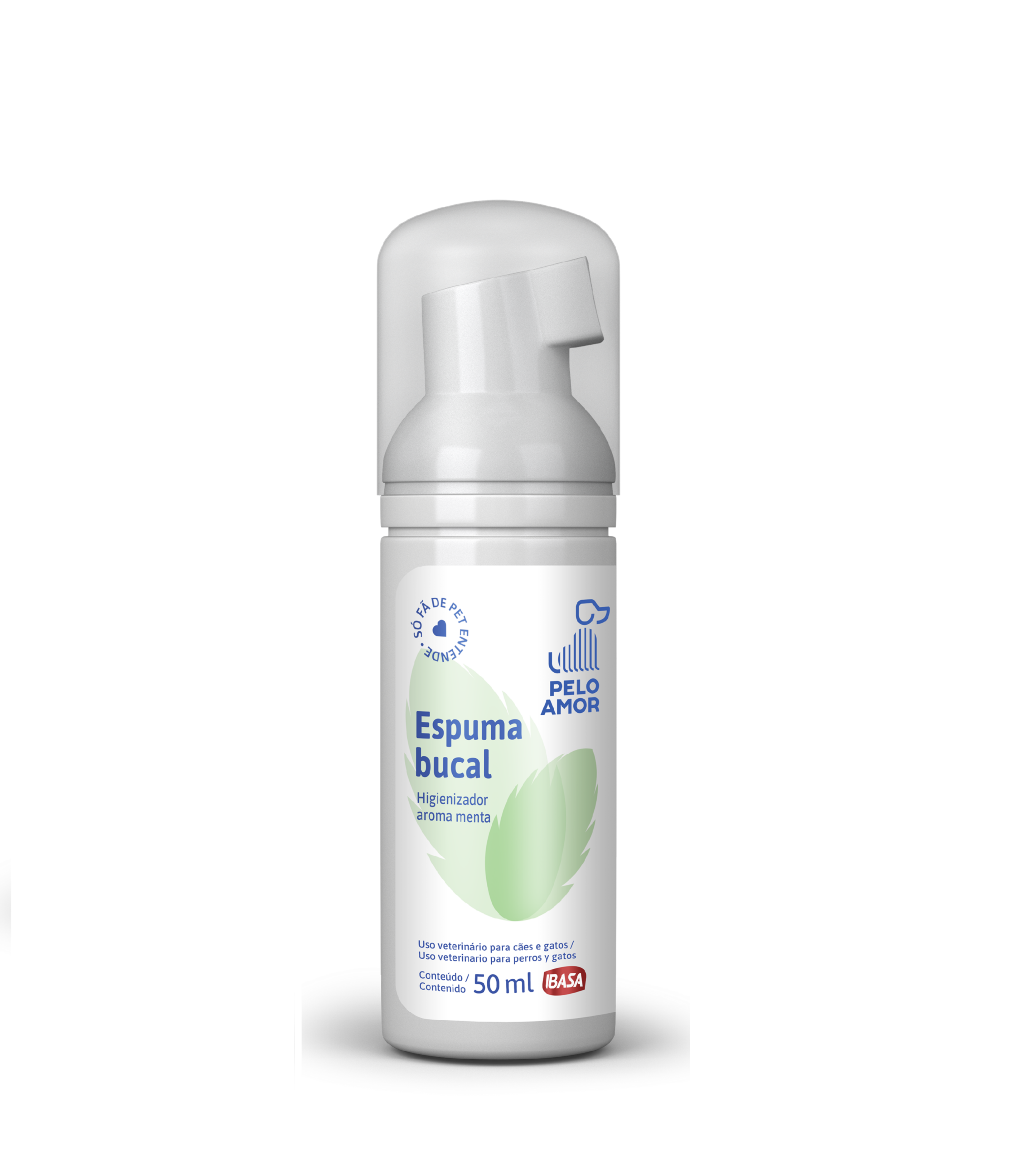 Espuma Higienizante Bucal para Perros y Gatos Pelo Amor – Ibasa 50ml