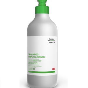 Shampoo Hipoalergénico Pieles Sensibles con Avena y Aloe Vera para Perros y Gatos - Ibasa 1L