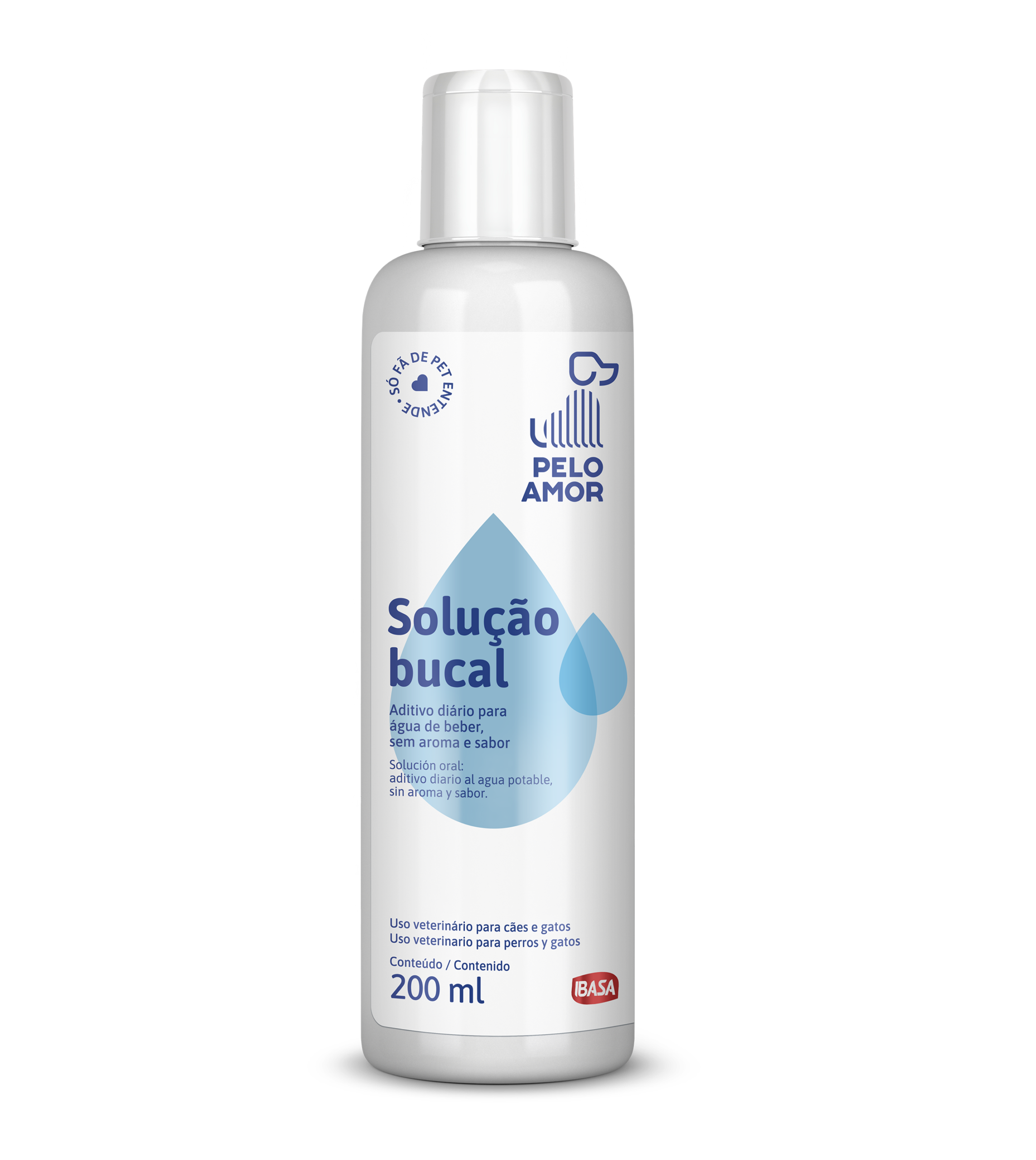 Solución Bucal para Perros y Gatos Pelo Amor-Ibasa 200ml